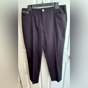 Karl Lagerfeld Paris Black Dress Pants Trousers 12